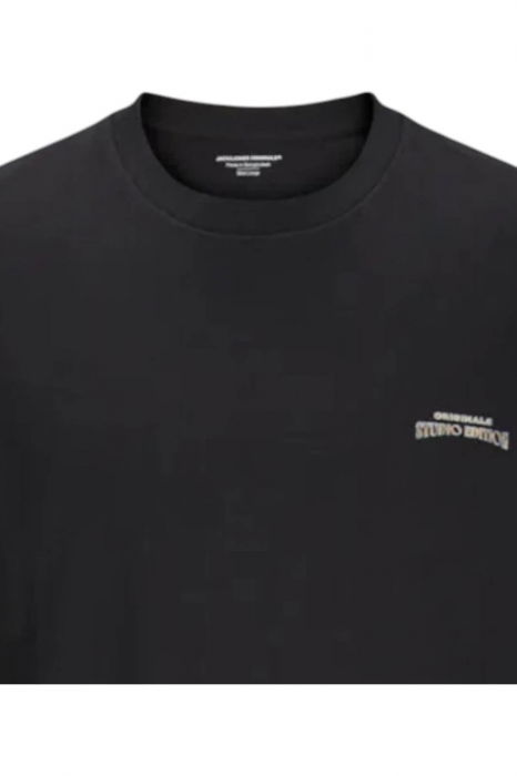 Tricou JACK &JONES Lucca Graphic - 12276601-Black [2]