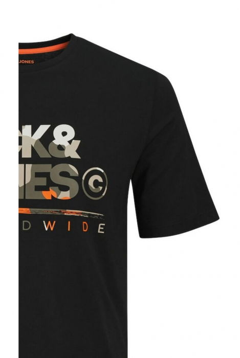 Tricou JACK &JONES Luke - 12256785-Black [3]