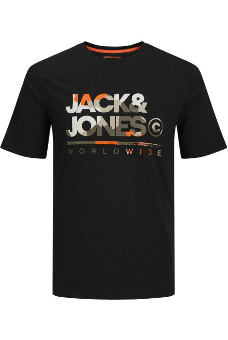 Tricou JACK &JONES Luke - 12256785-Black [1]