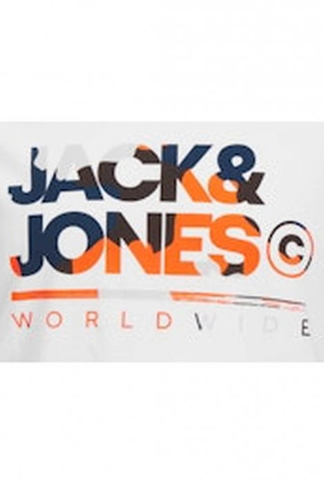 Tricou JACK &JONES Luke - 12256785-White [4]