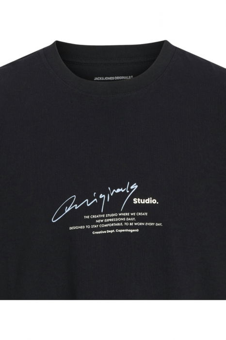 Tricou JACK &JONES Manchester Script - 12273373-Black [2]