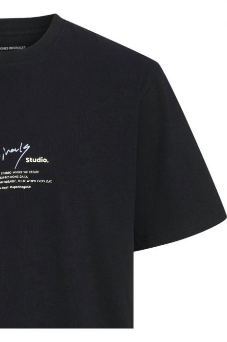Tricou JACK &JONES Manchester Script - 12273373-Black [3]