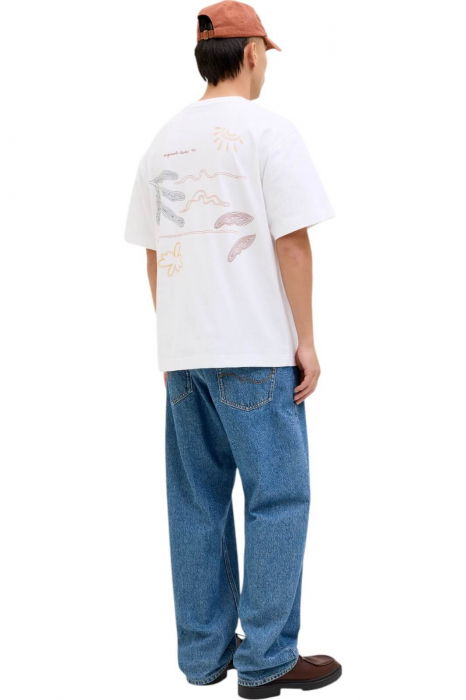 Tricou JACK &JONES Marrakesh Sketch - 12273388-Bright White [2]