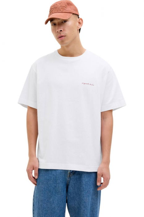 Tricou JACK &JONES Marrakesh Sketch - 12273388-Bright White [1]
