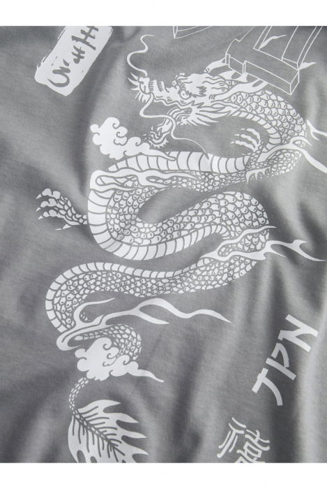 Tricou JACK &JONES Miko Crew - 12278533-Ultimate Grey [3]