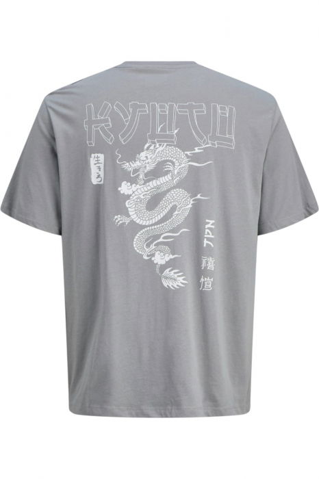 Tricou JACK &JONES Miko Crew - 12278533-Ultimate Grey [2]