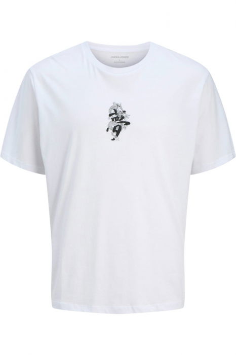 Tricou JACK &JONES Miko Crew - 12278533-White [1]