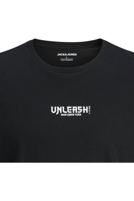 Tricou JACK &JONES Miko Crew JNR - 12279679-Black [3]