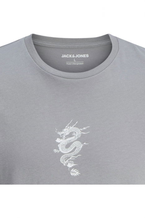 Tricou JACK &JONES Miko Crew JNR - 12279679-Ultimate Grey [5]