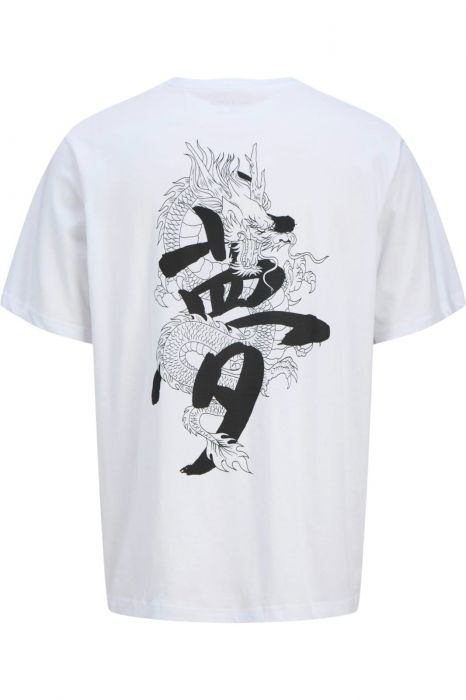 Tricou JACK &JONES Miko Crew JNR - 12279679-White [2]