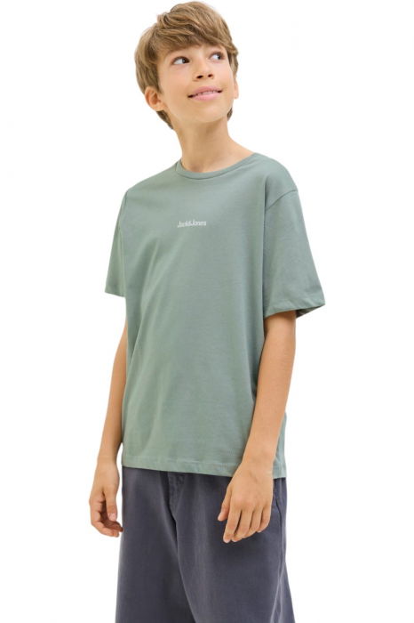Tricou JACK &JONES Mine Crew JNR - 12279668-Iceberg Green [1]