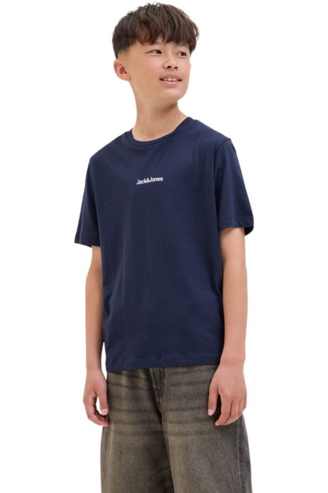 Tricou JACK &JONES Mine Crew JNR - 12279668-Navy Blazer [1]