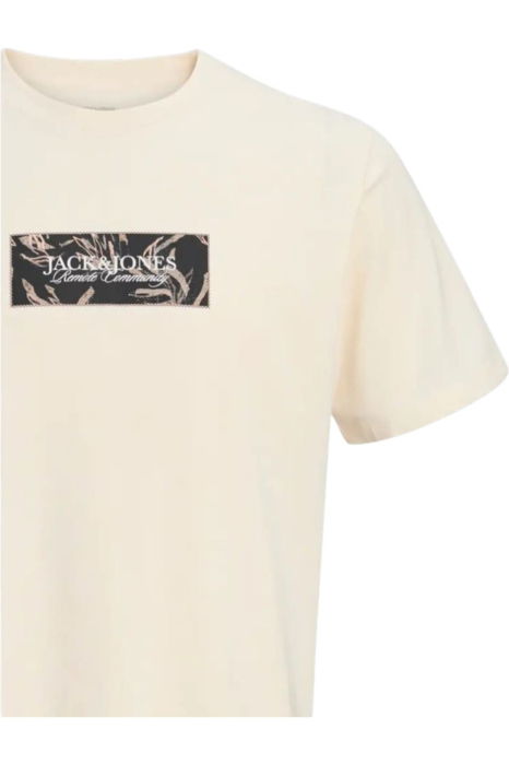 Tricou JACK &JONES Montauk Front - 12297890-Antique White [3]