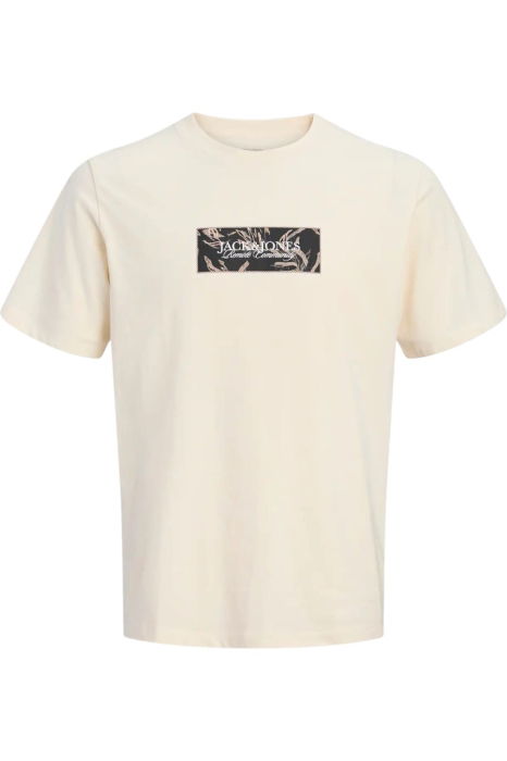 Tricou JACK &JONES Montauk Front - 12297890-Antique White [1]