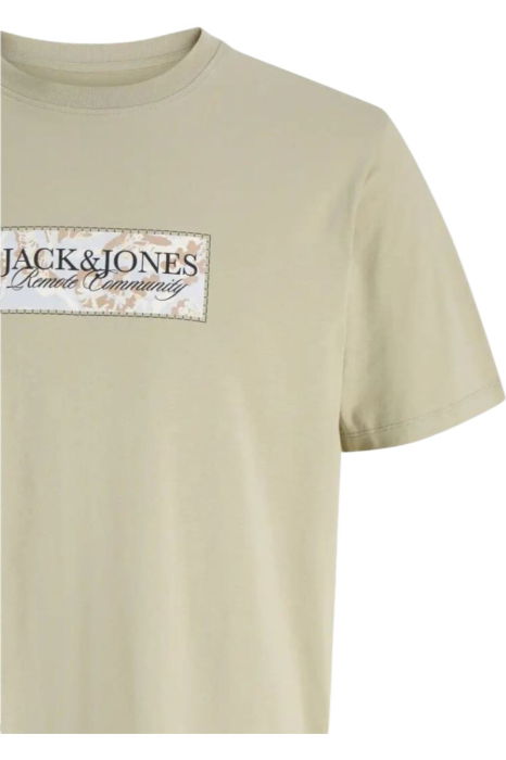 Tricou JACK &JONES Montauk Front - 12297890-Seagrass [3]