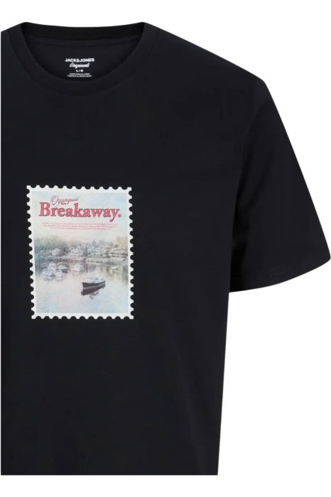 Tricou JACK &JONES Montauk Photo - 12290890-Black [3]