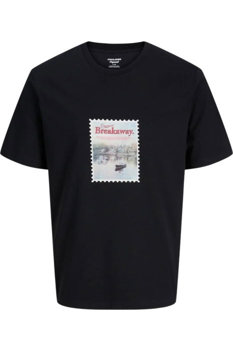 Tricou JACK &JONES Montauk Photo - 12290890-Black [1]