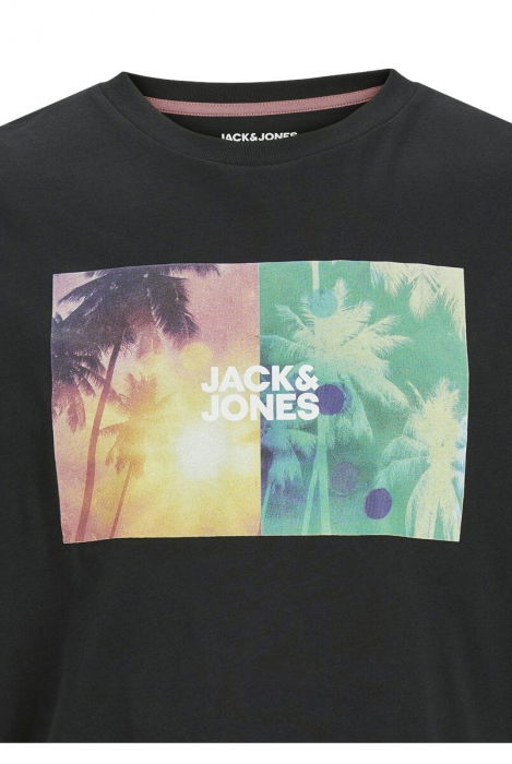 Tricou JACK &JONES Navin - 12247982-Black [2]