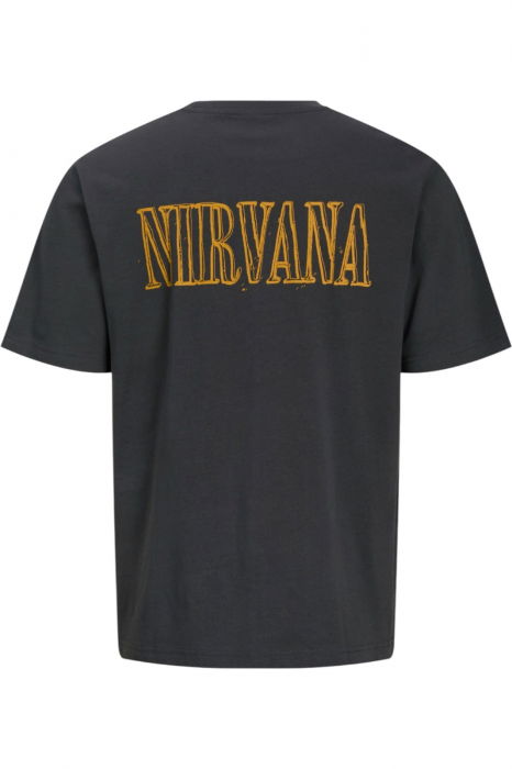 Tricou JACK &JONES Nirvana CN - 12291427-Asphalt [2]