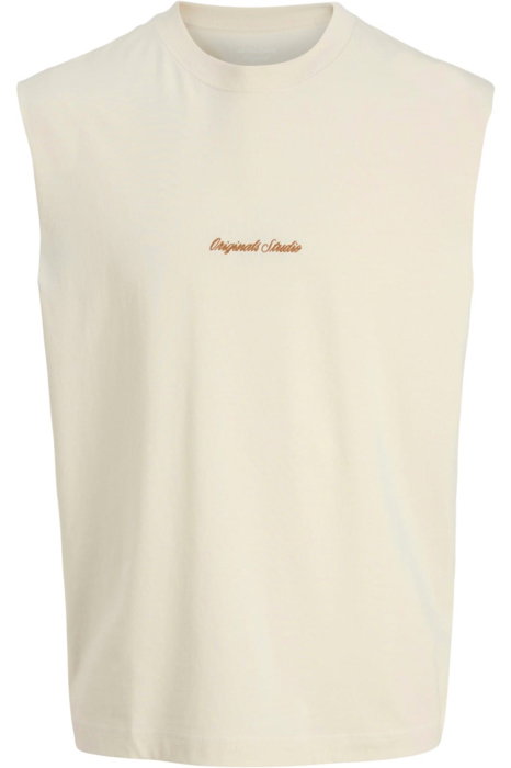 Tricou JACK &JONES Norrebro Emb SI LN - 12292009-Antique White [1]