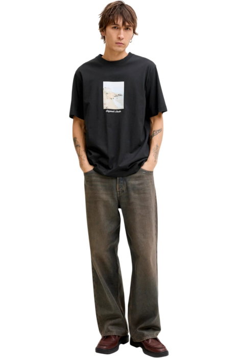 Tricou JACK &JONES Norrebro Photo LN - 12291022-Black [5]