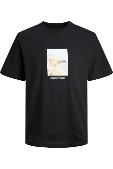 Tricou JACK &JONES Norrebro Photo LN - 12291022-Black [3]