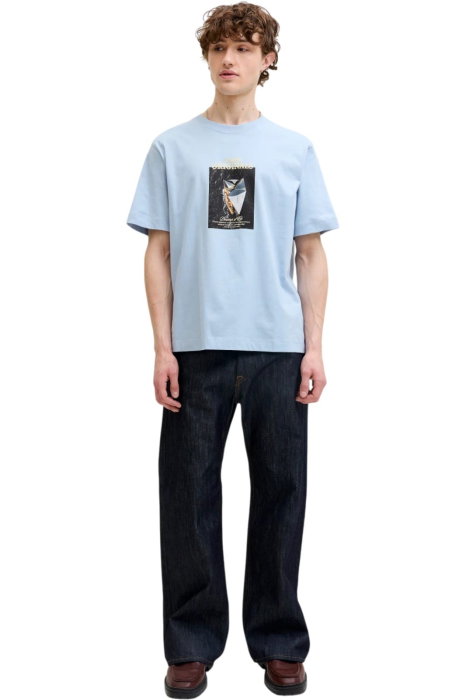 Tricou JACK &JONES Norrebro Photo LN - 12291022-Cashmere Blue [5]