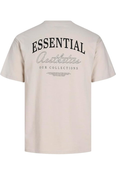 Tricou JACK &JONES Organic Relaxed Studio SN - 12299416-Moonbeam [2]