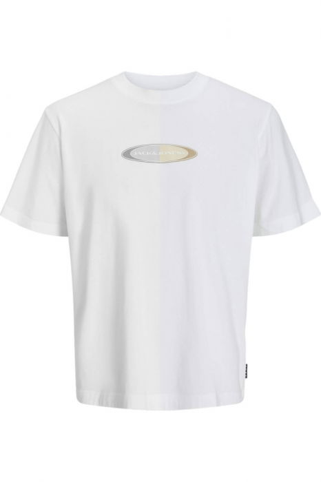 Tricou JACK &JONES Pacer Branding - 12273880-Bright White [1]