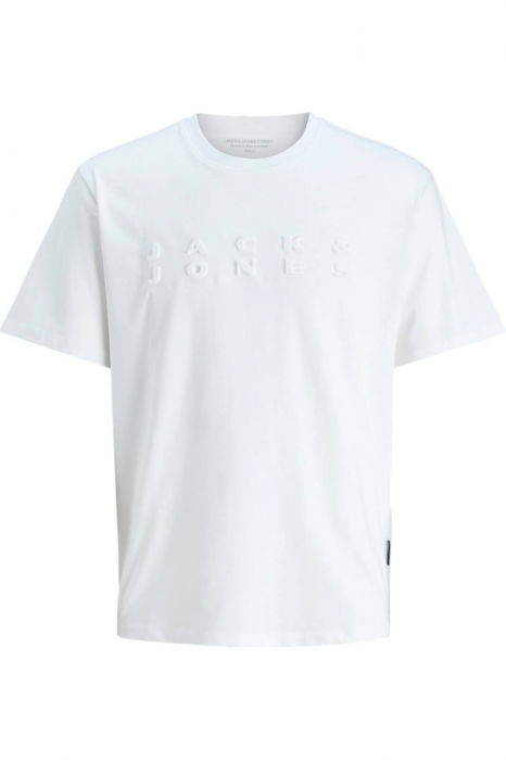 Tricou JACK &JONES Pacer Print - 12273295-Bright White [1]