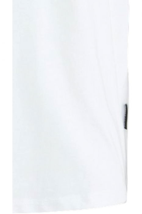 Tricou JACK &JONES Pacer Print - 12273295-Bright White [3]