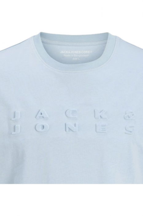 Tricou JACK &JONES Pacer Print - 12273295-Subdued Blue [2]