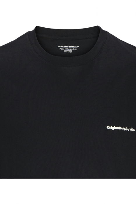 Tricou JACK &JONES Paros Abstract Backprint - 12273385-Black [3]