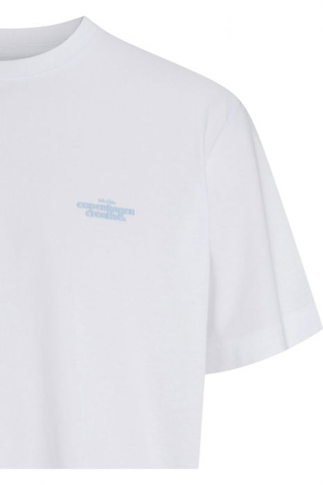 Tricou JACK &JONES Paros Abstract Backprint - 12273385-Bright White [4]