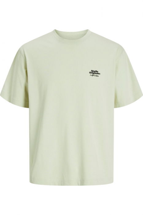 Tricou JACK &JONES Paros Abstract Backprint - 12273385-Celadon Tint [1]