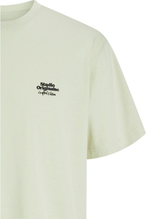 Tricou JACK &JONES Paros Abstract Backprint - 12273385-Celadon Tint [4]