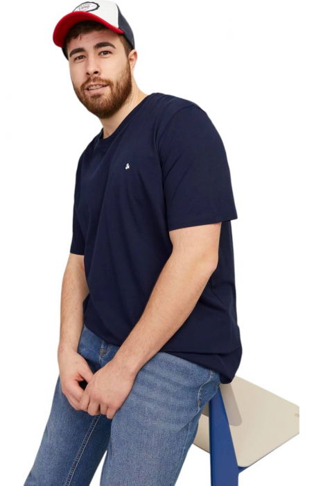 Tricou JACK &JONES Paulos Crew PLS - 12253778-Navy Blazer [3]