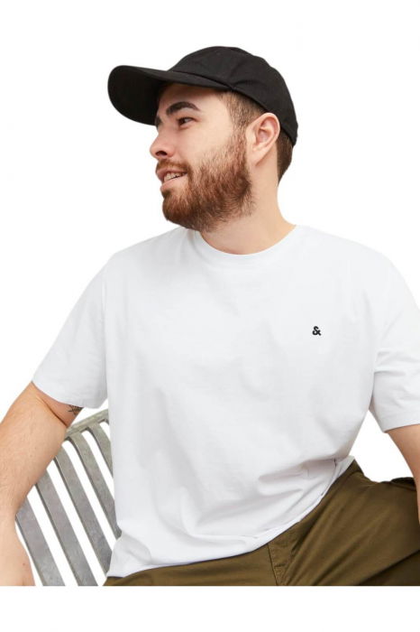 Tricou JACK &JONES Paulos Crew PLS - 12253778-White [3]