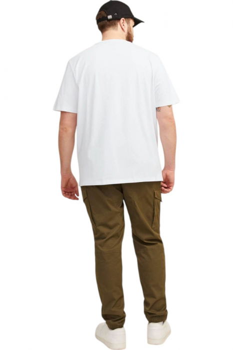 Tricou JACK &JONES Paulos Crew PLS - 12253778-White [2]