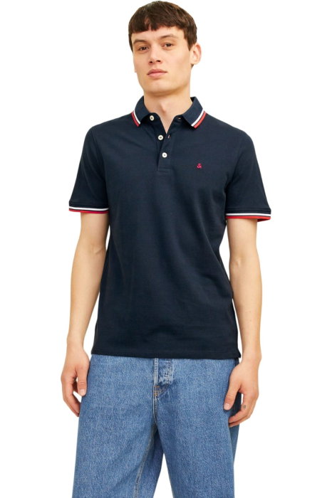 Tricou JACK &JONES Paulos Polo 2PK - 12191216-Navy Blazer [4]