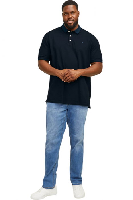 Tricou JACK &JONES Paulos Polo SS PLS - 12143859-Dark Navy [5]