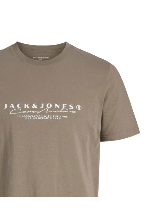 Tricou JACK &JONES Point Branding PLS - 12292229-Desert Taupe [3]