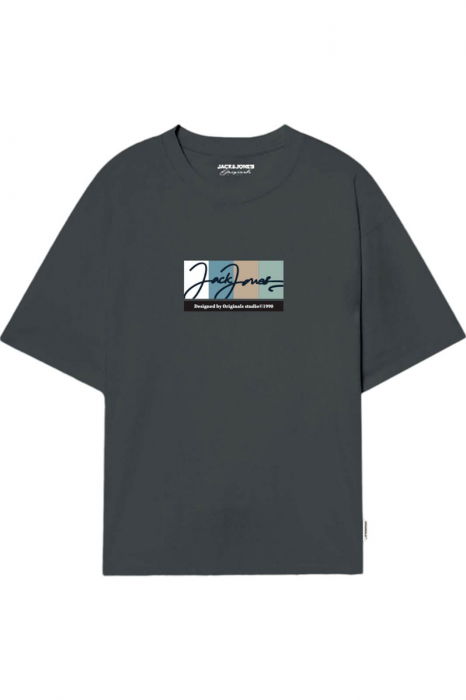 Tricou JACK &JONES Portland Block - 12262662-Forest River [1]