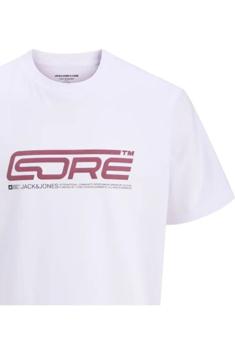 Tricou JACK &JONES Pulse Big Branding - 12285495-Bright White [3]