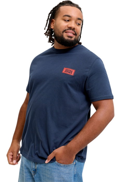 Tricou JACK &JONES Rush Tee Sn PLS - 12299614-Navy Blazer [1]