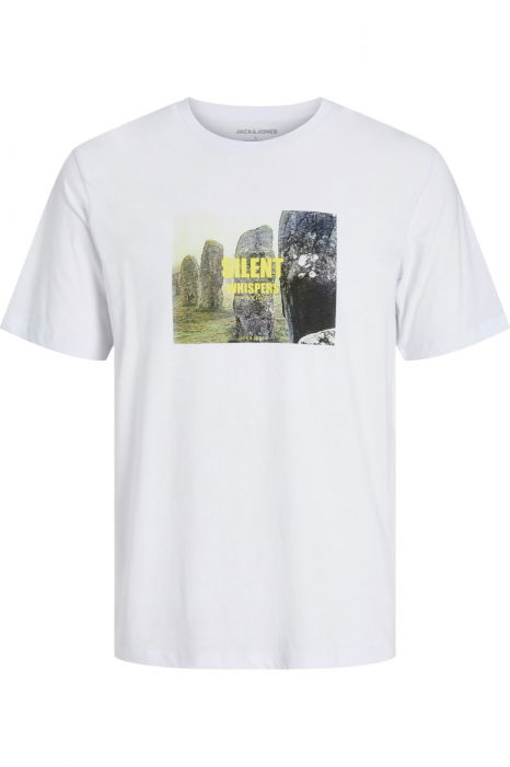Tricou JACK &JONES Ryu Crew Neck - 12278540-White [1]