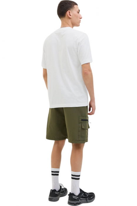 Tricou JACK &JONES Sago Logo Slub - 12276524-Bright White [2]