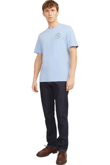 Tricou JACK &JONES Simon - 12269280-Chambray Blue SP [4]