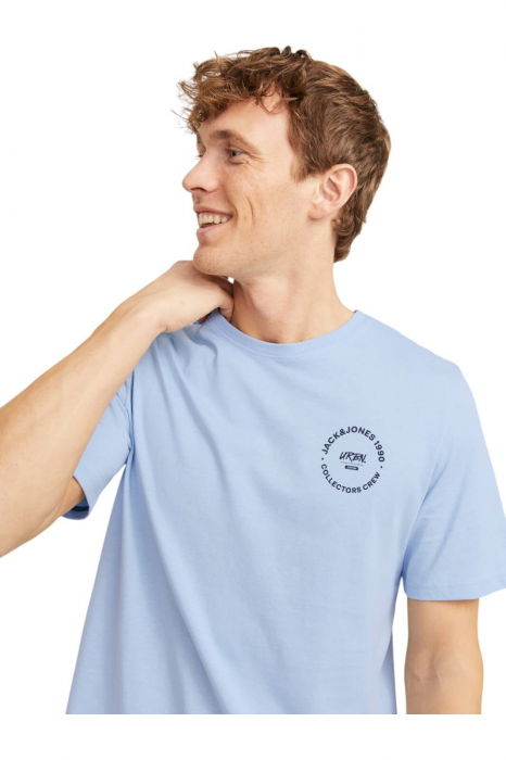 Tricou JACK &JONES Simon - 12269280-Chambray Blue SP [3]