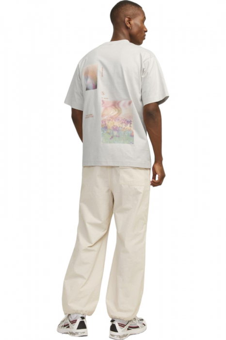 Tricou JACK &JONES Solarize - 12256364-Moonbeam [7]